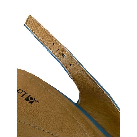 Blue Apt 9 Open Toe Wedges High Heels Beach Coastal Vacation Party - Picture 7 of 11